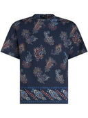 Etro Printed Cotton T Shirt