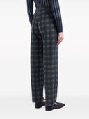 Emporio Armani Capsule Pre High Waisted Cotton Trousers