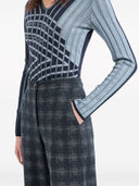 Emporio Armani Capsule Pre High Waisted Cotton Trousers
