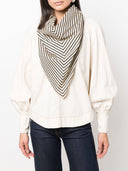 Toteme Main Cotton And Silk Blend Scarf