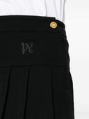 Palm Angels Monogram Pleated Skirt