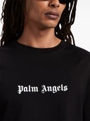 Palm Angels Logo Cotton T Shirt