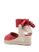 Castaner Carina Raffia Wedge Apartrilles