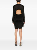 Saint Laurent Open Back Knitted Dress