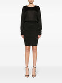 Saint Laurent Open Back Knitted Dress