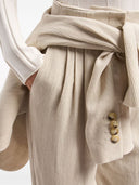 Emporio Armani Linen Blend Trousers