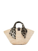Dolce & Gabbana Kendra Small Rafia Tote Bag