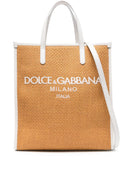 Dolce & Gabbana Rafia Small Tote Bag