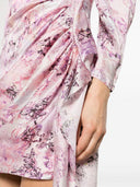 Iro Floral Print Silk Short Dress
