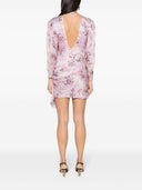 Iro Floral Print Silk Short Dress