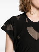 Iro asymmetrische midi -jurk