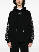 Off White Logo Cotton Hoodie