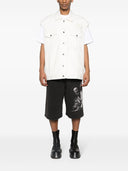 Off White Logo Denim Vest