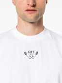 Off White Logo Cotton T Shirt