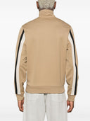 弗雷德·佩里（Fred Perry）胶带细节棉花混合田径夹克