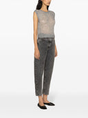 Brunello Cucinelli Mohair Wool Short Sleeves Sweater