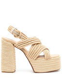 Castaner Fulvia Raffia Heel Sandals