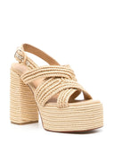 Castaner Fulvia Raffia Heel Sandals