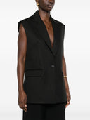 Iro Cotton Single Breasted Vest