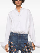Camisa de plastron de algodón de Stella Mc Cartney