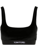 Tom Ford Logo Velvet Bralette
