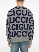 Gucci Cruise Allover Logo Wool Cardigan