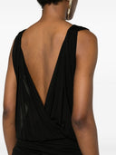 Saint Laurent V Necked Mini Dress