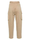 Semicouture Bianca Cotton Cargo Trousers
