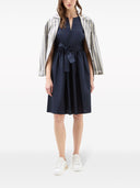 Woolrich Belted Poplin Short Dress