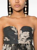 Max Mara Printed Cotton Long Dress