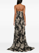 Max Mara Printed Cotton Long Dress