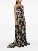 Max Mara Printed Cotton Long Dress