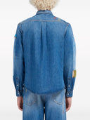 Marni Patchwork Denim Shirt
