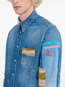 Marni Patchwork Denim Shirt