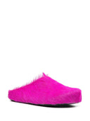 Marni Fussbett Faux Fur Slippers