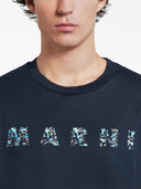 Camiseta de algodón marni con logotipo