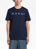 Camiseta de algodón marni con logotipo