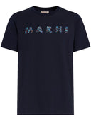 Camiseta de algodón marni con logotipo