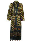 Obidi Printed Silk Kimono