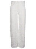 Iro Lambert Cut Out Detail Cotton Jeans