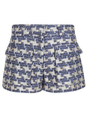 Iro Tyana Houndstooth Shorts