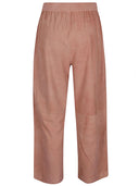 Via Masini 80 Suede Leather Trousers