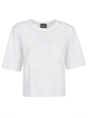 Ea7 Logo Cotton T Shirt