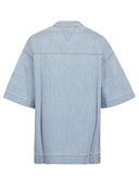 Bottega Veneta Denim Cotton Blouse