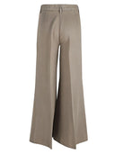 Via Masini 80 Wide Leg Linen Trousers