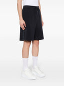 Emporio Armani Logo Cotton Shorts