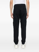 Stone Island Logo Cotton Slim Trousers