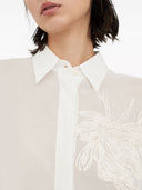 Brunello Cucinelli Embroidered Cotton Shirt