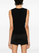 Marine Serre Logo mouwloze pullover