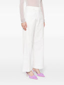 Forte Forte Wide Leg Jacquard Trousers
